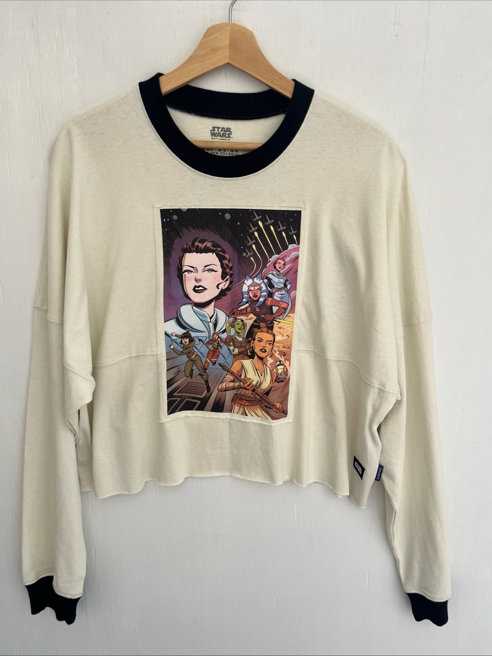 Disney STAR WARS Spirit Jersey Women of the Galaxy Graphic Jersey Shirt Size M